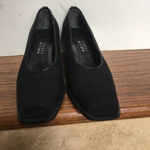Stuart Weitzman fabric covered pumps
